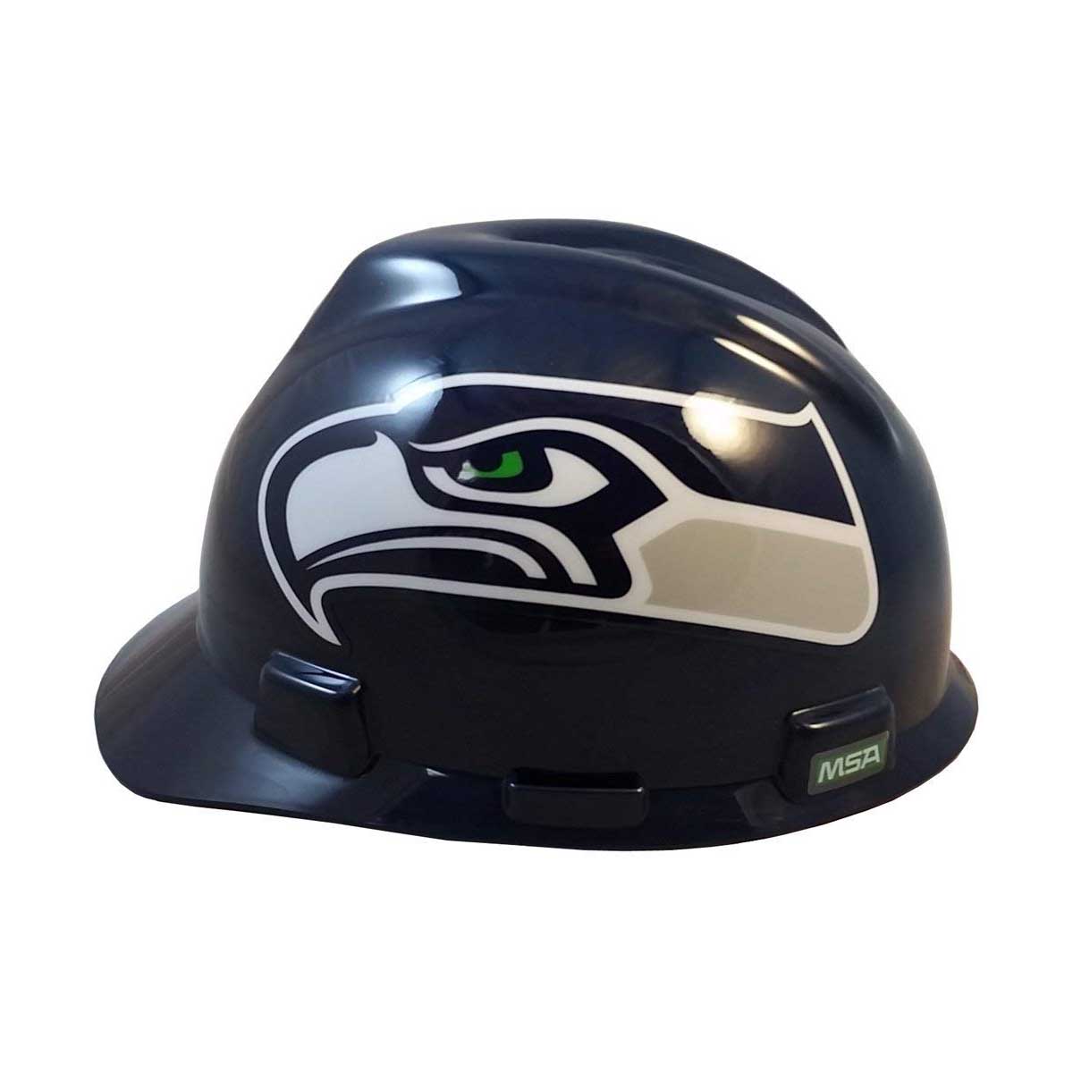Seattle Seahawks full-brim hard hat