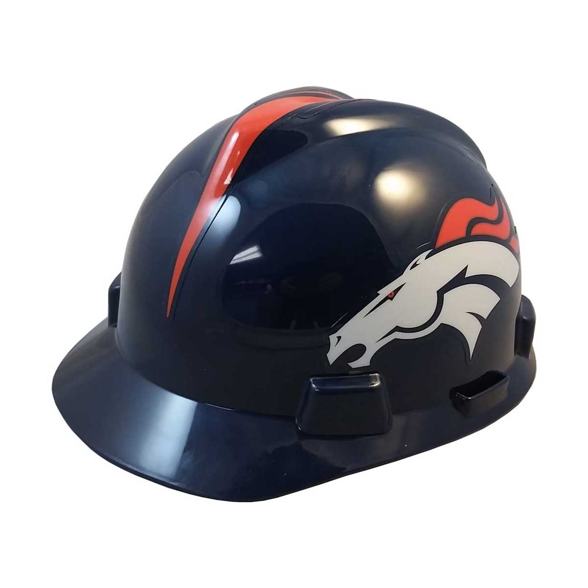 thumbnail image 2 of Pyramex Ridgeline Full Brim Hard Hat – Custom Hydro Dipped Denver Broncos Football 2 of 5