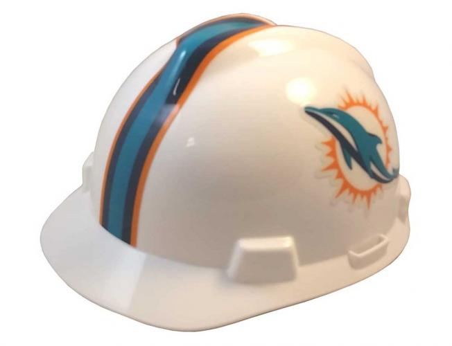 Miami Dolphins hard hat