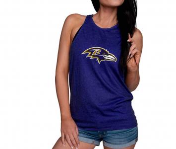 Women's Sleeveless Fashion Top Baltimore Ravens